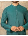 MEN KURTA SEMI FORMAL GREEN