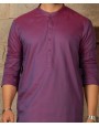 MEN KURTA PLAIN MAROON