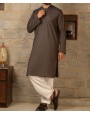 MEN KURTA PLAIN BLACK