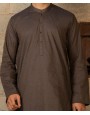 MEN KURTA PLAIN BLACK