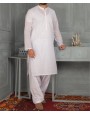 MEN KAMEEZ SHALWAR PLAIN WHITE