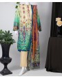 Persian 3 Pc Stitched Suit
