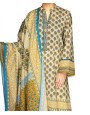 Bahara Printed Lawn 3Pc Stitched Suit