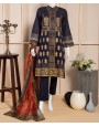 Chandelier 3 Pc Stitched Suit