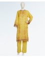 Sunshine Gold 3 Piece Stitched Suit