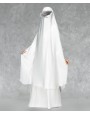 Jilbab 3 Piece Set - White