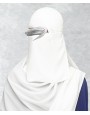 Short Niqab - White