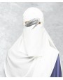 Short Niqab - White