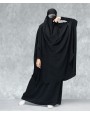 Jilbab 3 Piece Set - Black