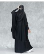 Jilbab 3 Piece Set - Black