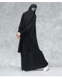 Jilbab 3 Piece Set - Black