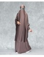 Jilbab 3 Piece Set - Cocoa