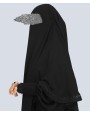 Maryam 2 Piece Set Abaya-Black