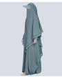 Maryam 2 Piece Set Abaya - Lake