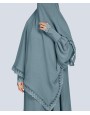 Maryam 2 Piece Set Abaya - Lake