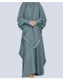 Maryam 2 Piece Set Abaya - Lake