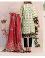 Haya Printed 3 Piece Unstitched Suit