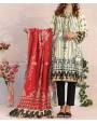 Haya Printed 3 Piece Unstitched Suit