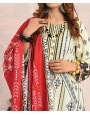 Haya Printed 3 Piece Unstitched Suit