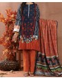 Haya Printed 3 Piece Unstitched Suit