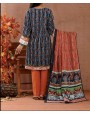 Haya Printed 3 Piece Unstitched Suit