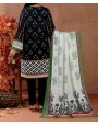 Haya Printed 3 Piece Unstitched Suit