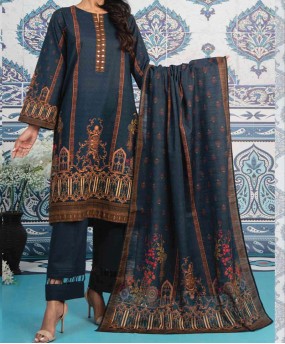Haya Printed 3 Piece Unstitched Suit